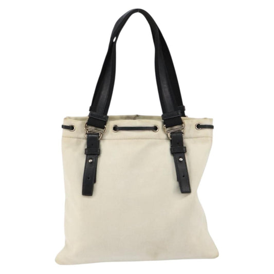 Saint Laurent Kahala Drawstring Tote Canvas, BEIGE, CANVAS, Tote bag