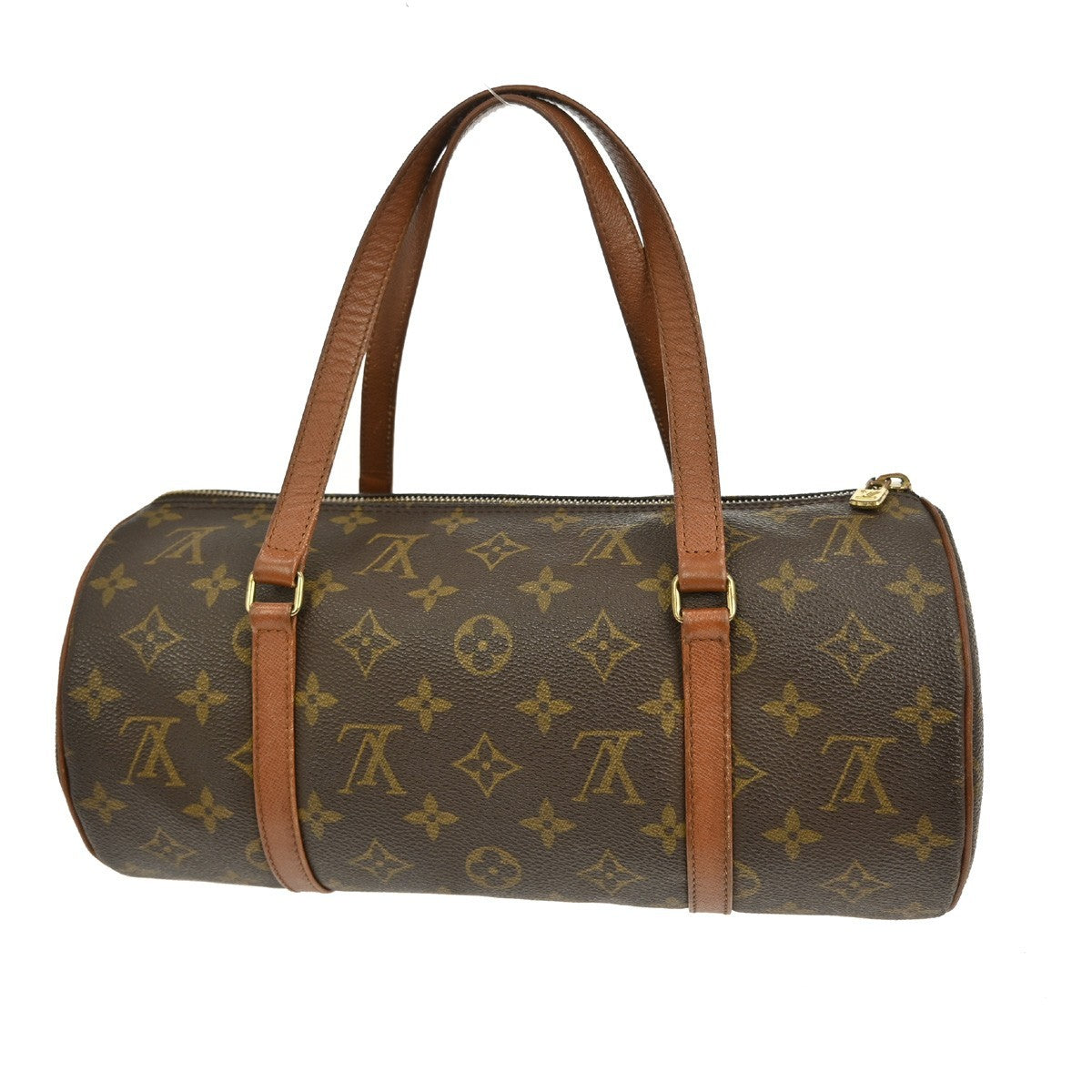 Louis Vuitton Papillon Handbag Monogram Canvas, BROWN, CANVAS, Handbag