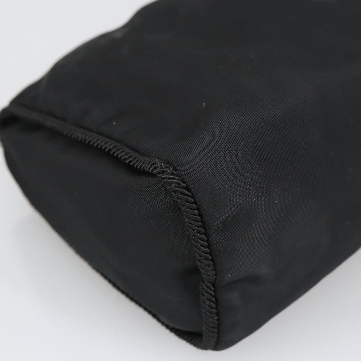 Prada Zip Pouch Tessuto, BLACK, NYLON, Clutche & pouche
