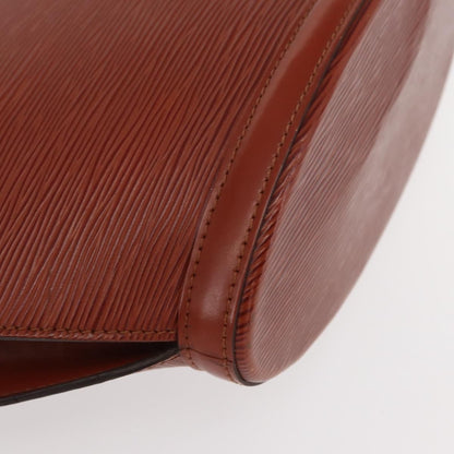 Louis Vuitton Saint Jacques Handbag Epi Leather, BROWN, LEATHER, Handbag