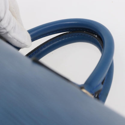 Louis Vuitton Speedy Handbag Epi Leather, BLUE, LEATHER, Handbag