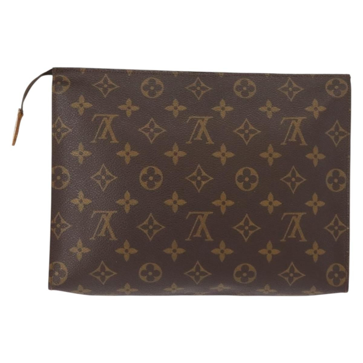 Louis Vuitton Poche Toilette NM Monogram Canvas, BROWN, CANVAS, Toiletry Case