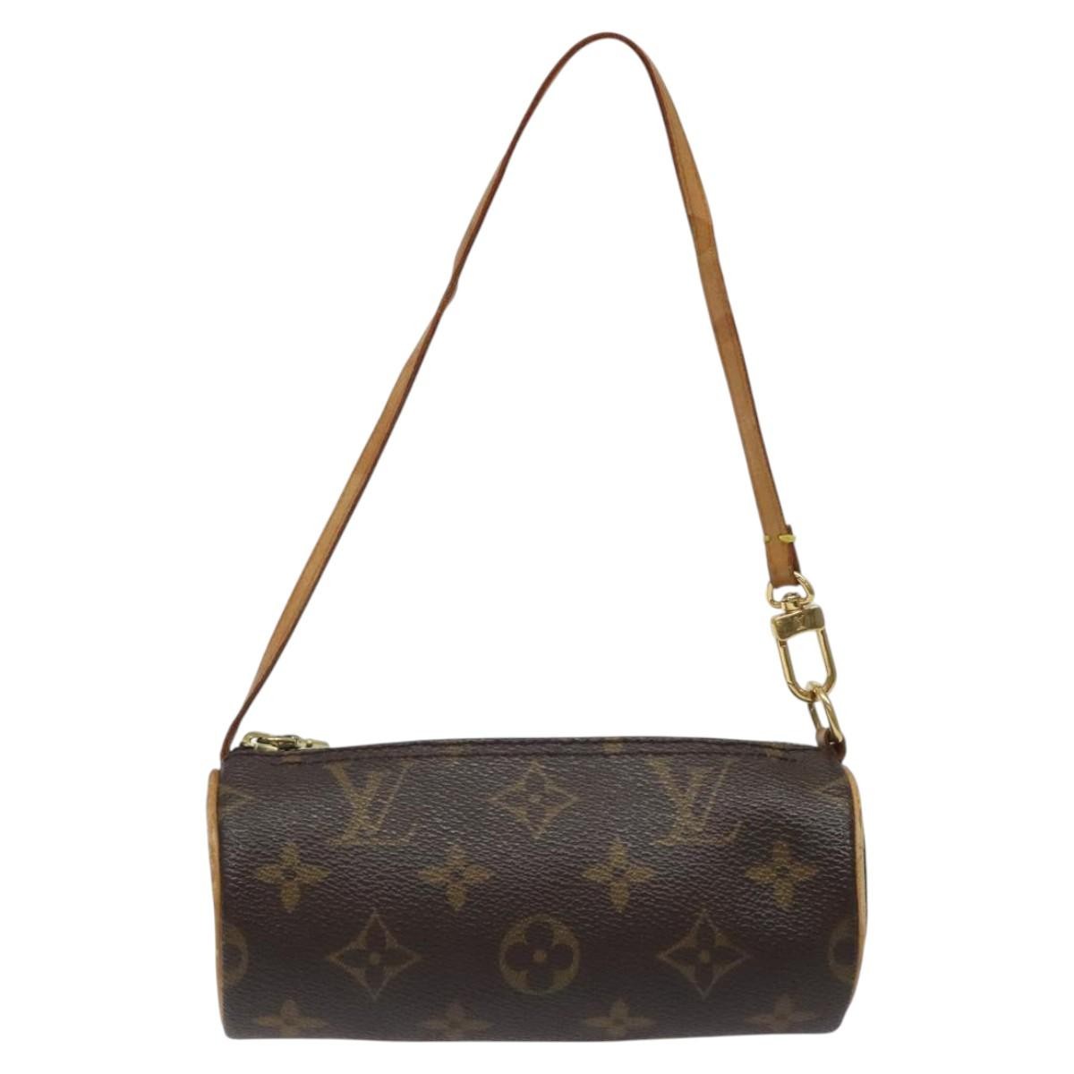 Louis Vuitton Papillon Pochette Monogram Canvas, BROWN, CANVAS, Handbag