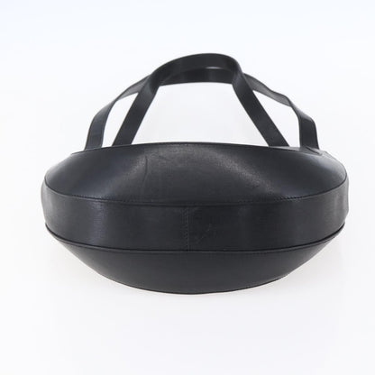 Salvatore Ferragamo Gancini Shoulder Bag Leather, BLACK, LEATHER, Shoulder bag