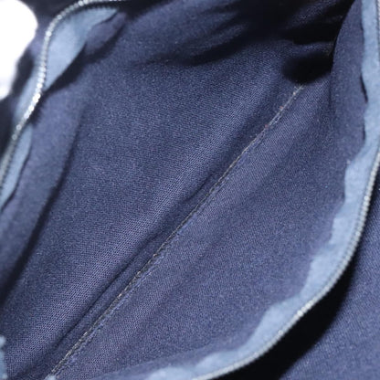 Hermes Fourre Tout Tote Canvas, NAVY, CANVAS, Tote bag