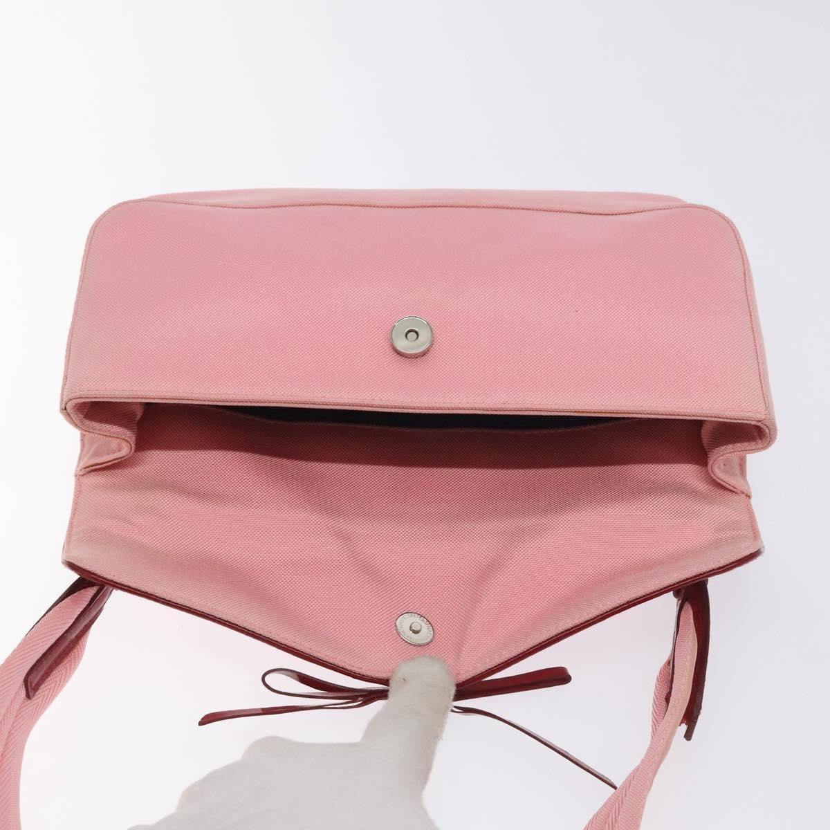 Prada Vintage Shoulder Bag Canvas, PINK, CANVAS, Shoulder bag