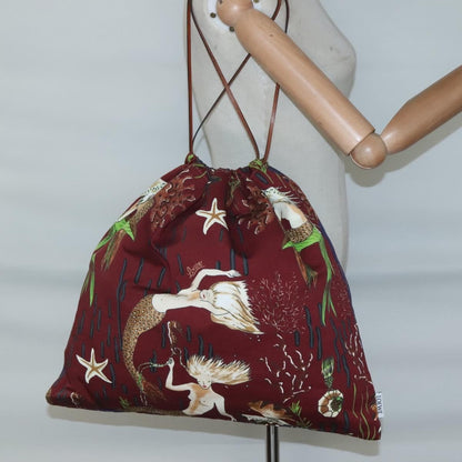 Loewe Paula Drawstring Pouch Printed Canvas, MULTICOLOUR, CANVAS, Handbag