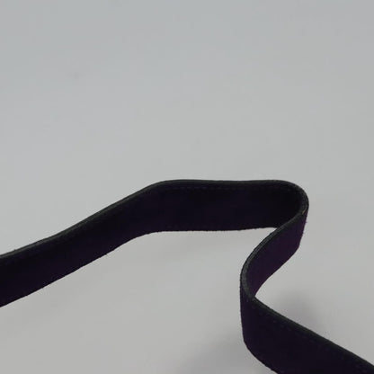 Celine Circle logo Suede and Leather, PURPLE, SUEDE, Shoulder bag