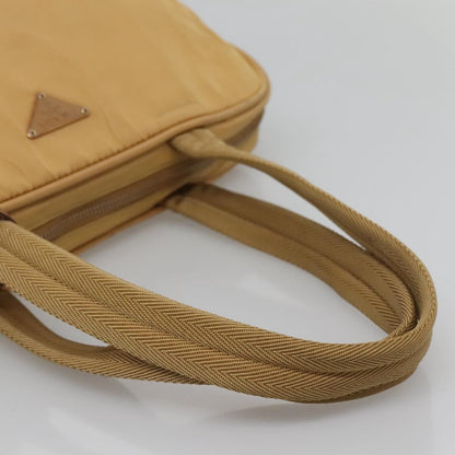 Prada Vintage Handbag Canvas, GOLD, NYLON, Handbag