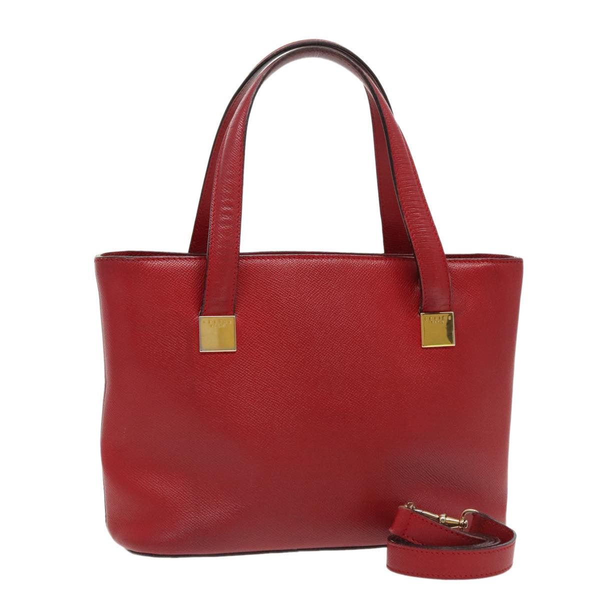 Celine Handbag Leather, RED, LEATHER, Handbag