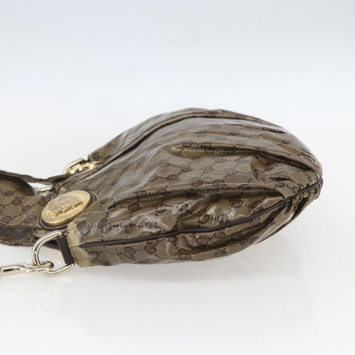 Gucci Hysteria Convertible Top Handle Bag GG Coated Canvas, BEIGE, CANVAS, Handbag