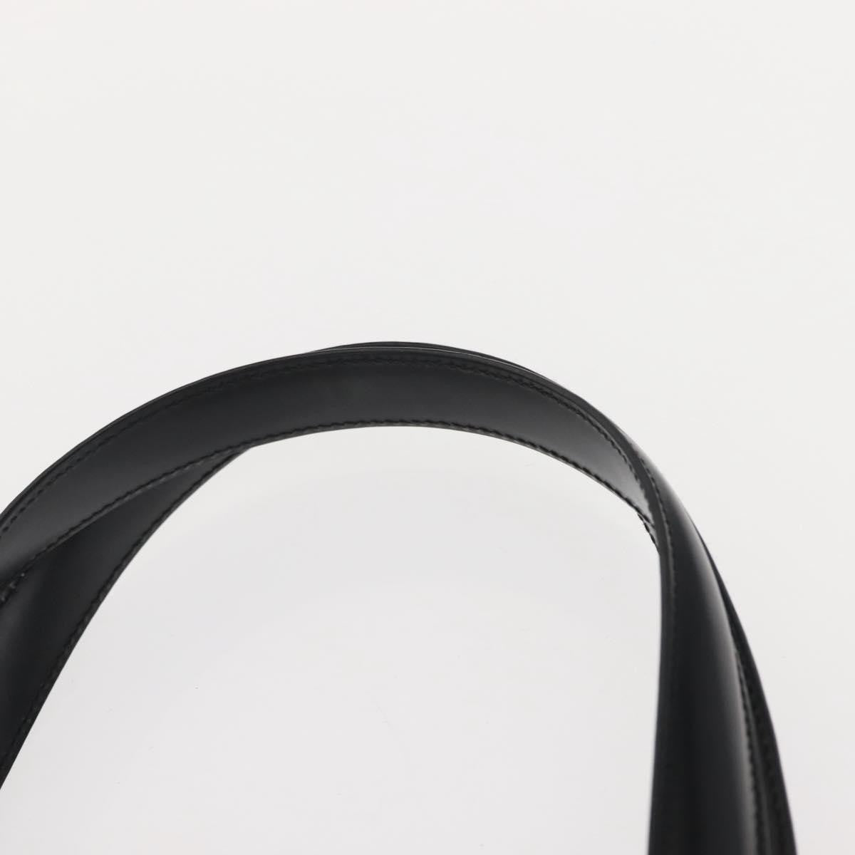 Salvatore Ferragamo Double Gancini Side Buckle Tote Leather, BLACK, LEATHER, Handbag