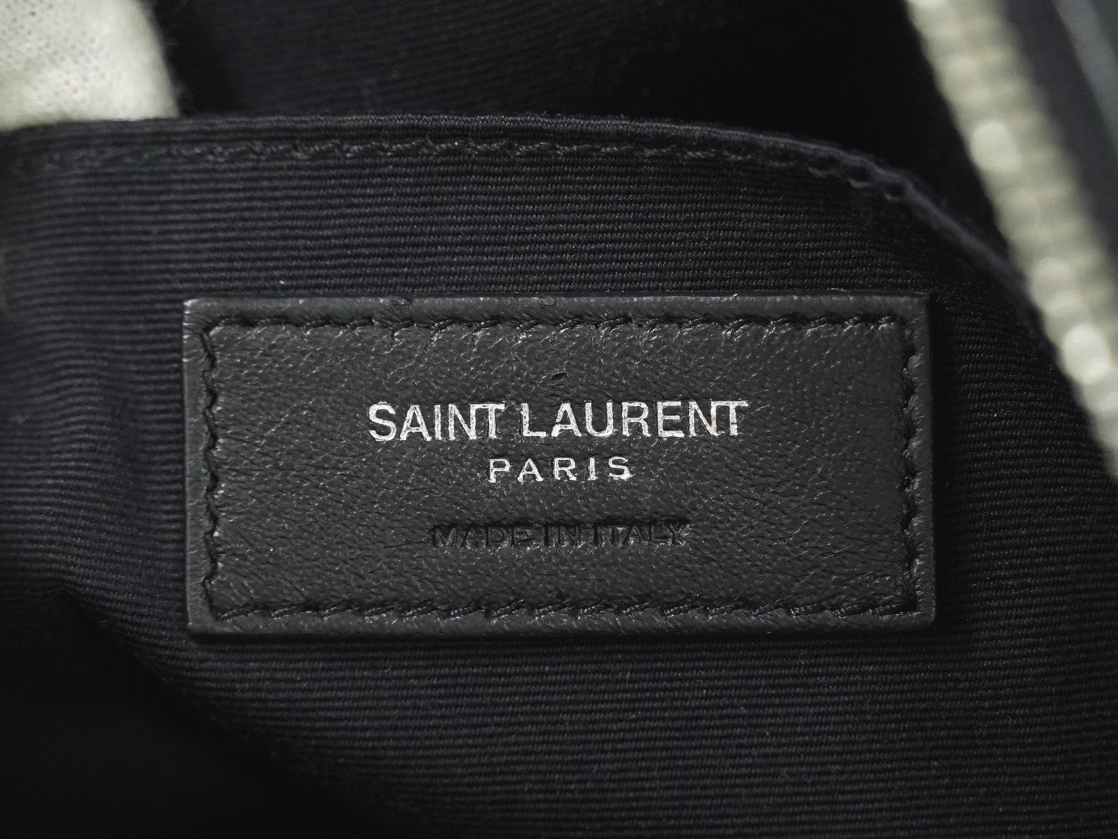 Saint Laurent Lou Camera Bag Canvas and Leather, BEIGE, CANVAS, Shoulder bag