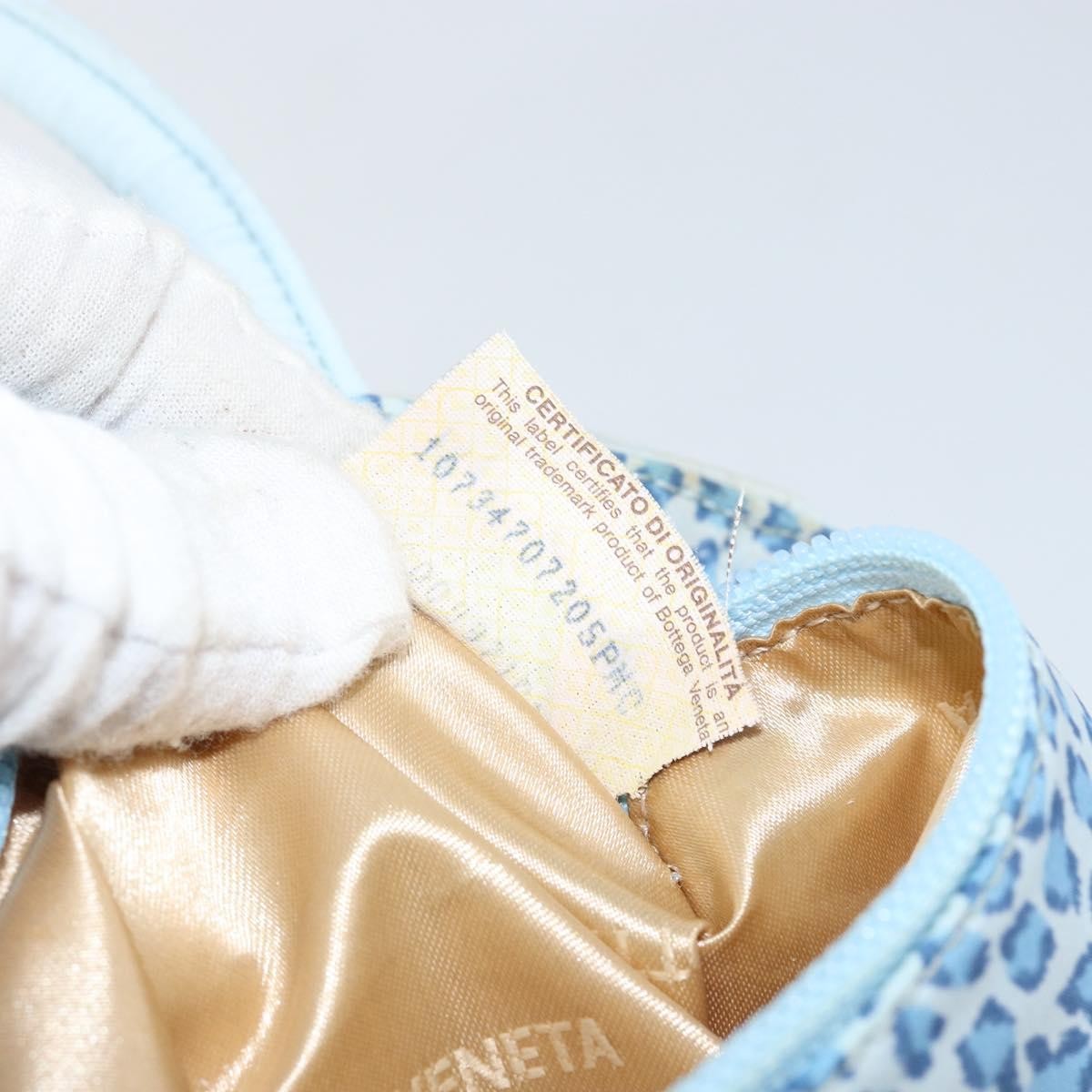 Bottega Veneta Vintage Tote Bag Nylon, BLUE, NYLON, Tote bag