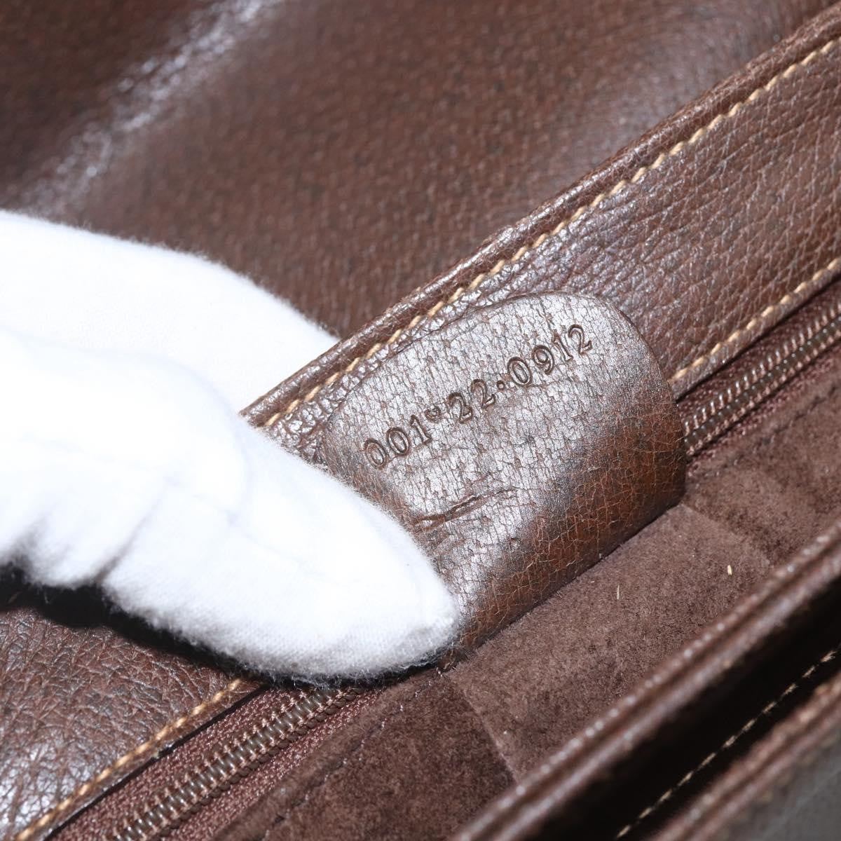 Gucci Vintage Shoulder Bag Leather, BROWN, LEATHER, Shoulder bag