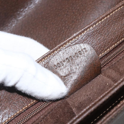 Gucci Vintage Shoulder Bag Leather, BROWN, LEATHER, Shoulder bag