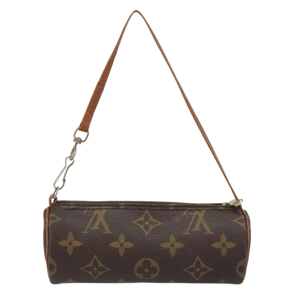 Louis Vuitton Papillon Pochette Monogram Canvas, BROWN, CANVAS, Clutche & pouche