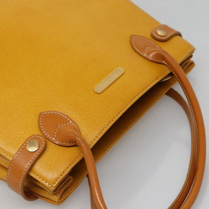 Burberry Vintage Handbag Leather, YELLOW, LEATHER, Handbag