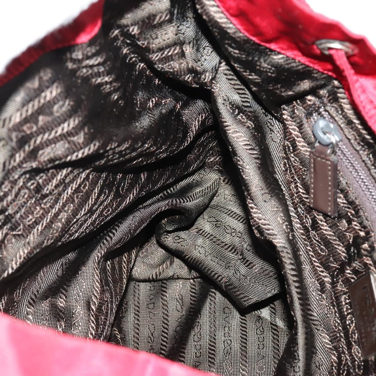 Prada Double Front Pocket Backpack Tessuto, RED, NYLON, Backpack