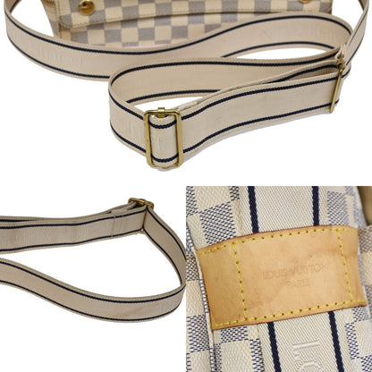 Louis Vuitton Naviglio Handbag Damier, WHITE, CANVAS, Shoulder bag