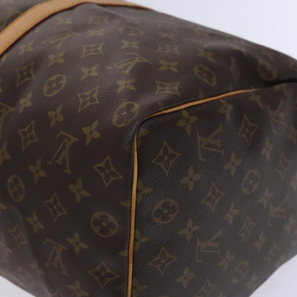 Louis Vuitton Keepall Bag Monogram Canvas, BROWN, CANVAS, Travel bag