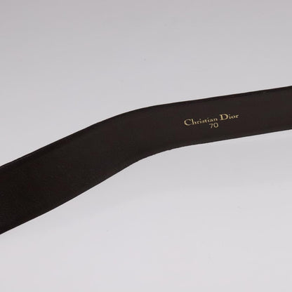 Christian Dior D Buckle Belt Canvas and Leather, BROWN, CANVAS, Belts
