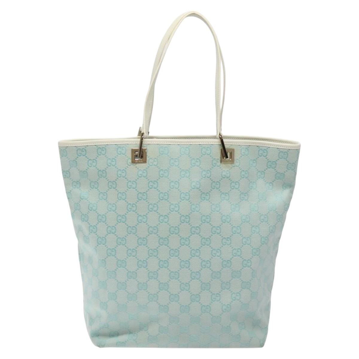 Gucci GG Canvas Bag Canvas, BLUE, CANVAS, Handbag
