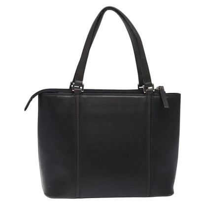 Burberry Vintage Handbag Leather, BLACK, LEATHER, Handbag