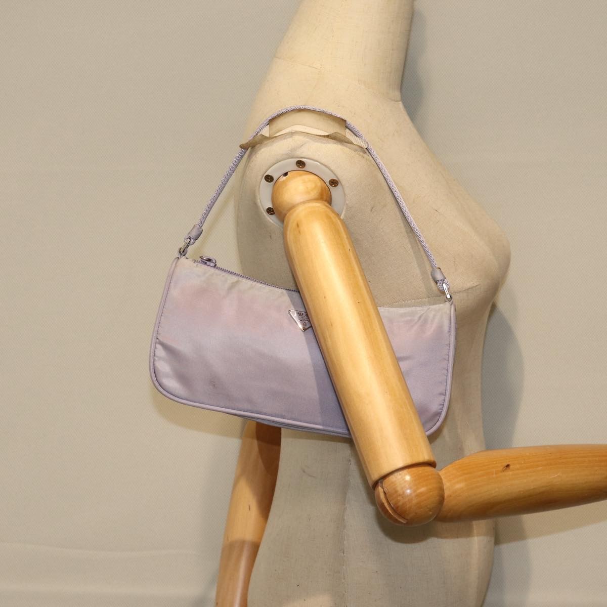 Prada Pochette Shoulder Bag Tessuto, PURPLE, NYLON, Clutche & pouche