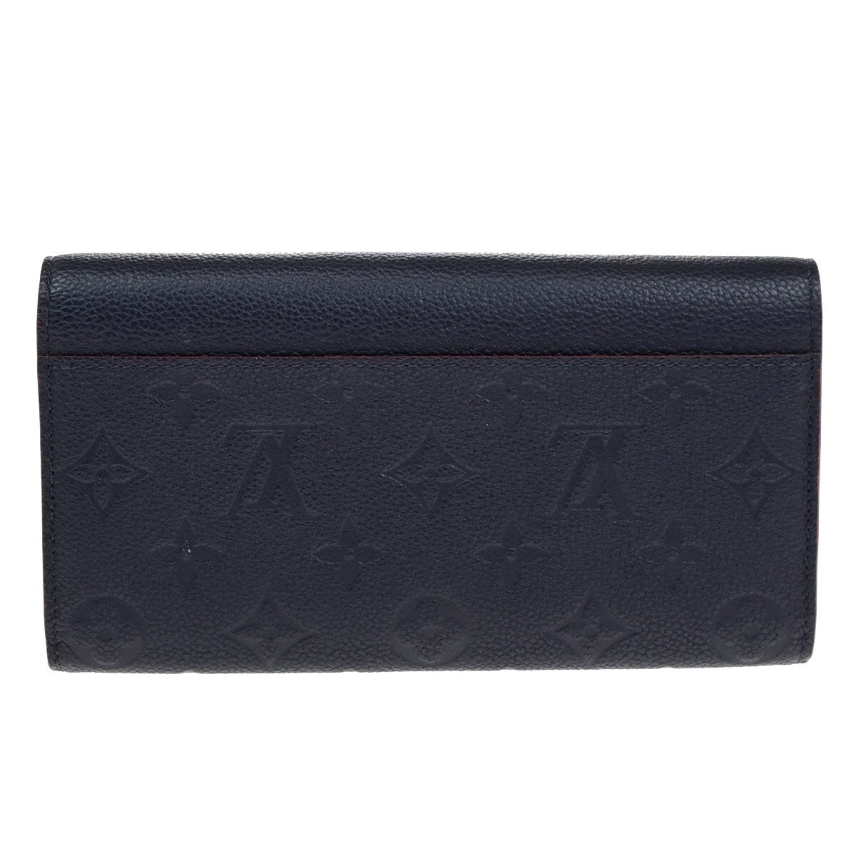 Louis Vuitton Sarah Wallet NM Monogram Empreinte Leather, NAVY, LEATHER, Wallets