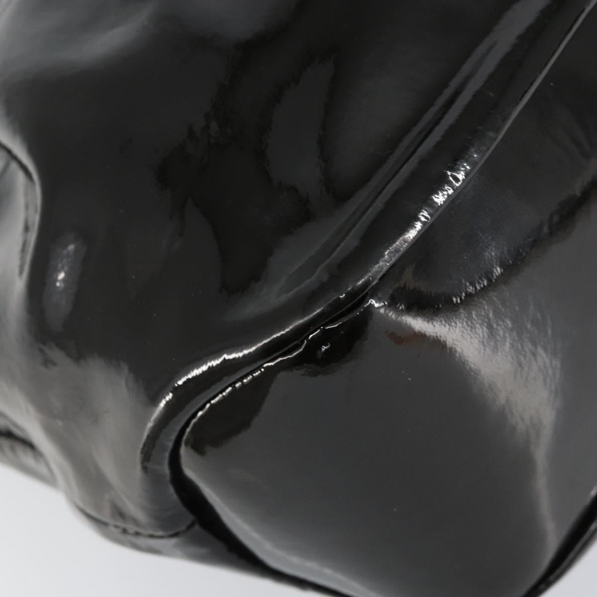 Salvatore Ferragamo Vintage Tote bag Patent Leather, BLACK, PATENT_LEATHER, Tote bag