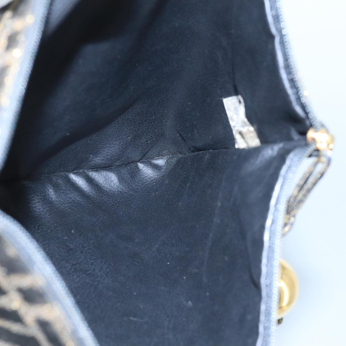 Fendi Vintage Zip Pouch Zucca Canvas, KHAKI, CANVAS, Clutche & pouche