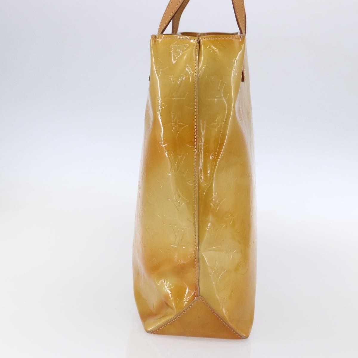 Louis Vuitton Reade Handbag Monogram Vernis, BEIGE, PATENT_LEATHER, Tote bag