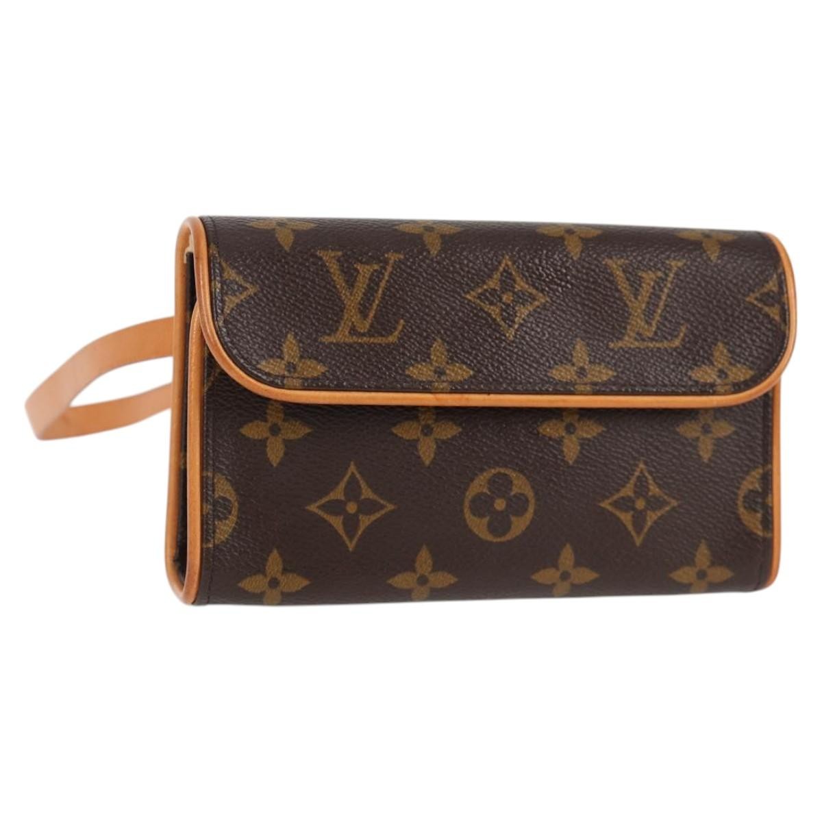 Louis Vuitton Florentine Waist Bag Monogram Canvas, BROWN, CANVAS, Shoulder bag