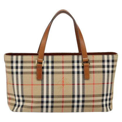 Burberry Nova Check Tote canvas check pattern, BEIGE, CANVAS, Tote bag