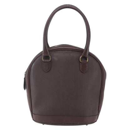 Christian Dior Vintage Trotter Handbag Canvas, BROWN, PVC, Handbag