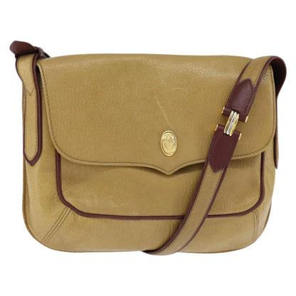 cartier Must de Cartier Shoulder Bag Leather, BEIGE, LEATHER, Shoulder bag