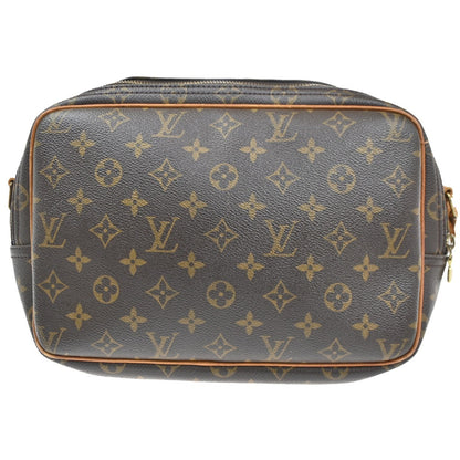 Louis Vuitton Reporter Bag Monogram Canvas, BROWN, CANVAS, Shoulder bag