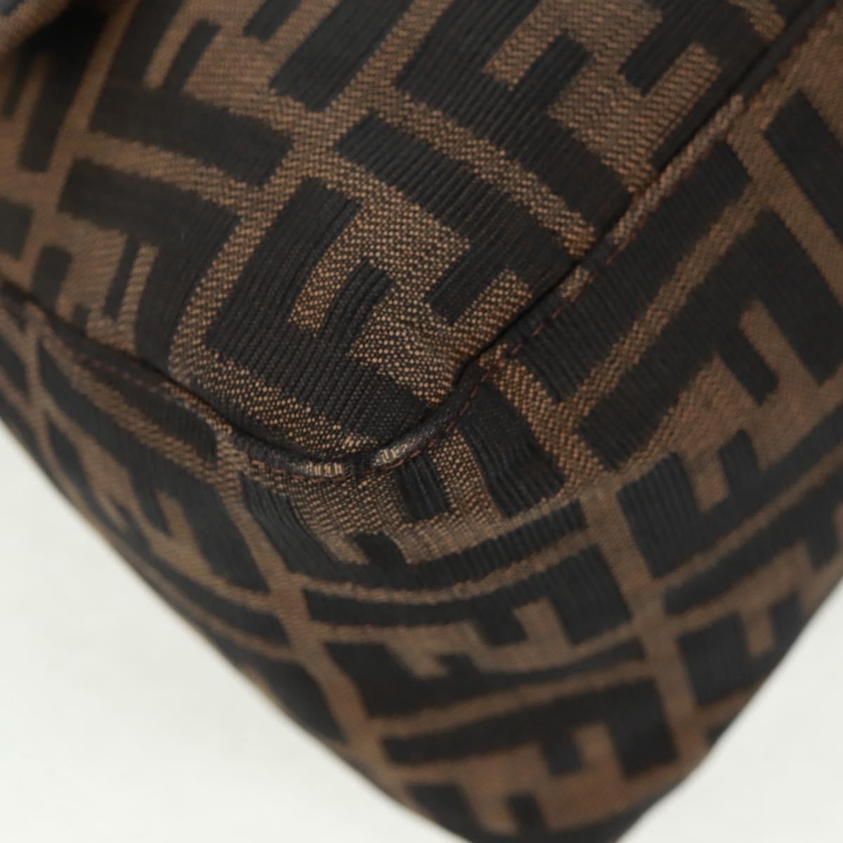 Fendi Mamma Baguette Zucca canvas, BLACK, CANVAS, Shoulder bag