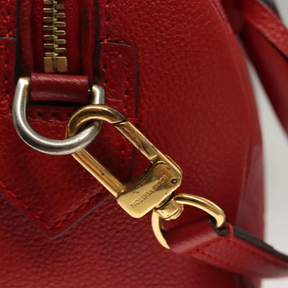 Louis Vuitton Speedy Bandouliere NM Bag Monogram Empreinte Leather, RED, LEATHER, Handbag