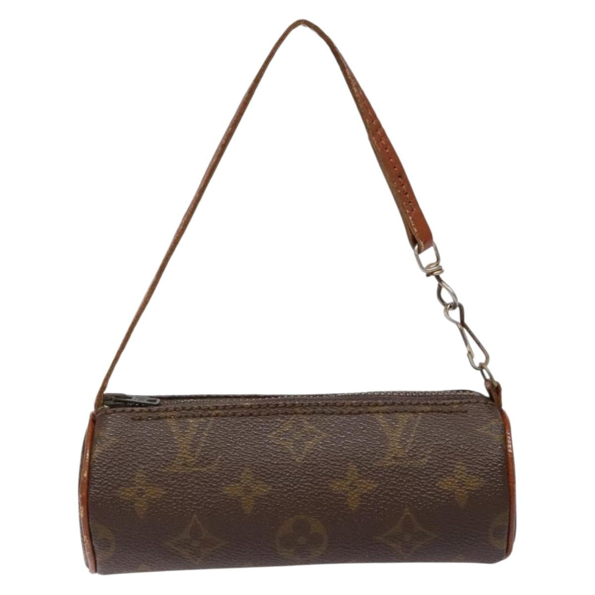 Louis Vuitton Papillon Pochette Monogram Canvas, BROWN, CANVAS, Handbag
