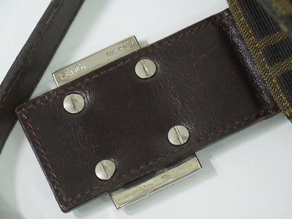 Fendi Vintage Zucca Zucca canvas, BROWN, CANVAS, Handbag