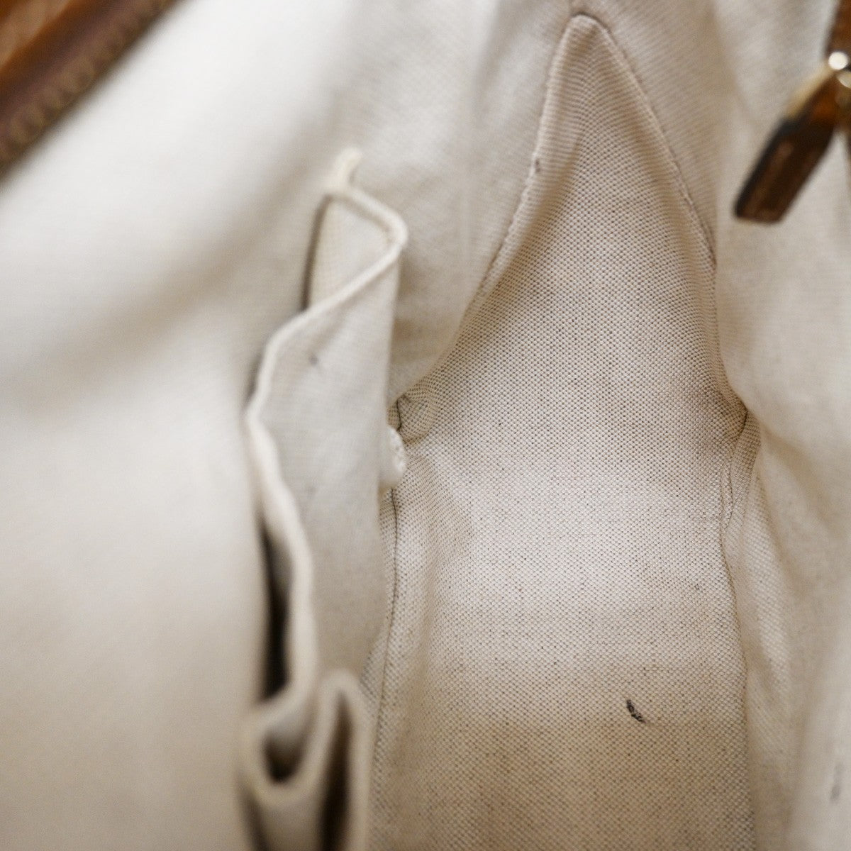 Gucci Bree Tote GG Canvas with Leather, BROWN, CANVAS, Tote bag