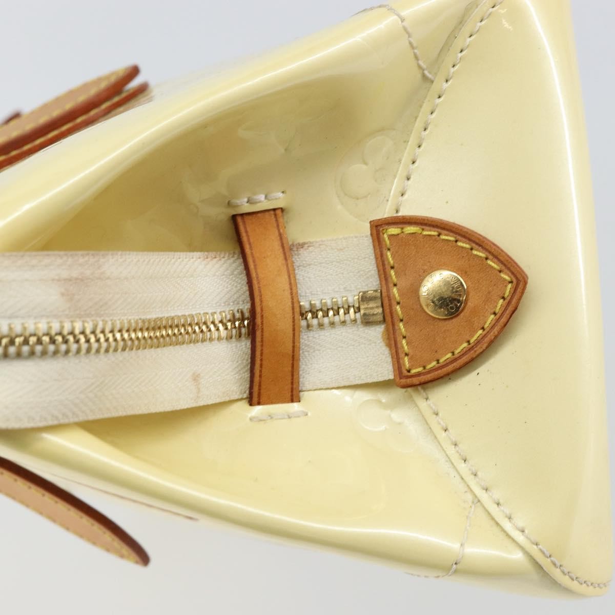 Louis Vuitton Rosewood Avenue Handbag Monogram Vernis, BEIGE, PATENT_LEATHER, Handbag