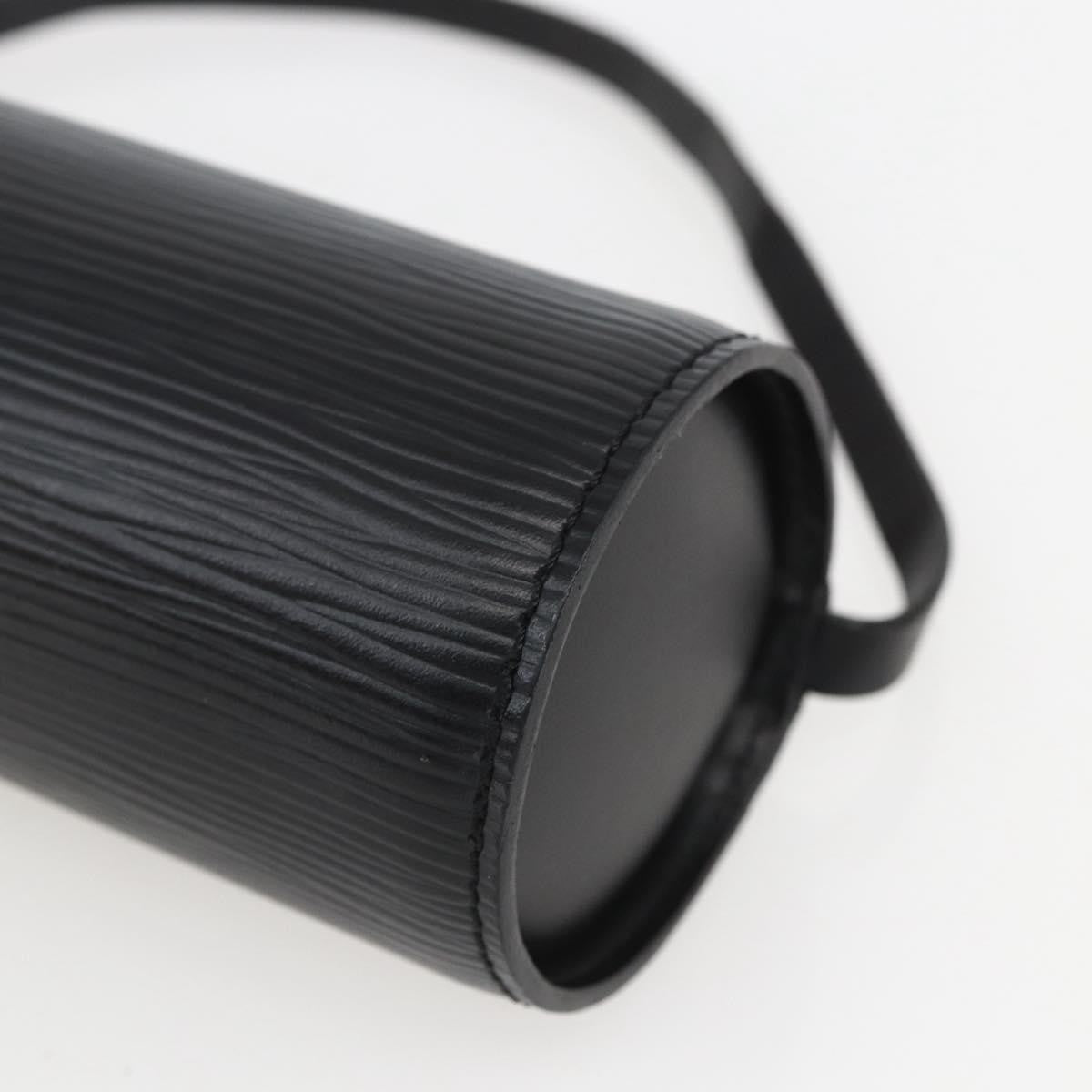 Louis Vuitton Soufflot Pochette Epi Leather, BLACK, LEATHER, Clutche & pouche