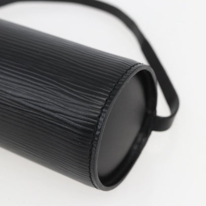 Louis Vuitton Soufflot Pochette Epi Leather, BLACK, LEATHER, Clutche & pouche