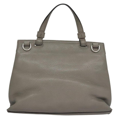 Gucci Bamboo Daily Top Handle Bag Leather, GRAY, LEATHER, Handbag