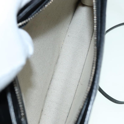 Balenciaga Navy Pochette Canvas and Leather, WHITE, CANVAS, Shoulder bag