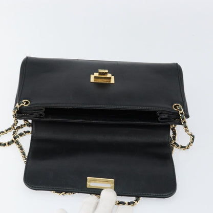Chanel Chocolate Bar Accordion Reissue Flap Bag Quilted Lambskin, BLACK, LEATHER, Shoulder bag