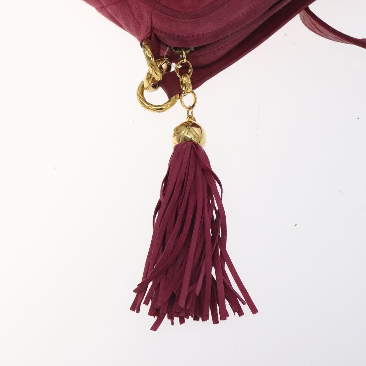 Chanel Vintage Camera bag Suede, PINK, SUEDE, Crossbody bag